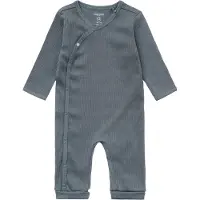 Noppies baby katoenen boxpak - blauw Jongens Stretchkatoen Ronde hals Effen - maat 62