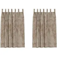 vidaXL Velvet Gordijnen 2 st champagne 175 x 140 cm Fluweel