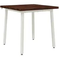 vidaXL Vierkante Eettafel 90 x 90 x 75 cm Massief Acacia Hout
