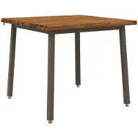 vidaXL Vierkante Eettafel 90 x 90 x 75 cm Massief Acacia Hout