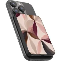 Selencia Vivid Powerbank 5.000 mAh - Draadloze Powerbank - Geschikt voor MagSafe en Qi - Black / Silk Spirit