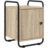 vidaXL Nachtkastje Sonoma Eiken 35 x 36,5 x 50 cm Bewerkt hout