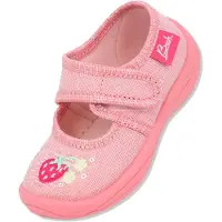 Beck Ballerina's 'Little Strawberry' pastelgroen / pink / rosa / wit
