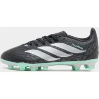 Adidas Predator Club Gras / Kunstgras Voetbalschoenen (MG) Kids Zwart Zilver Mintgroen