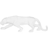 PT Living Beeld Origami Panther Polyresin Matt White