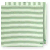 Pip studio Theedoek Stripes Light Green 65 x 65cm (Set van 2)