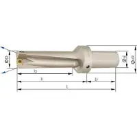 Format Volboor voor WP met IKmet inwendige koeling 3xD 196x224mm