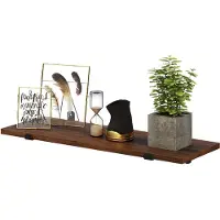 Songmics Vintage zwevende planken set van 2