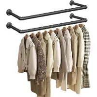 Songmics Kapstok in industrieel design, Zwart / 1