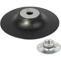 Wolfcraft Steunschijf | Flensmoer | M14 | Ø125mm | 1 stuk - 2454000