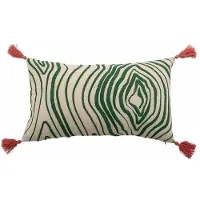 Bloomingville Woodsby kussen groen