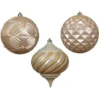 Kaemingk Figuur kunststof d20 cm parel a3 kerst Decoris