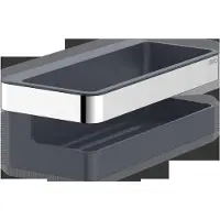 Keuco Douche plank Collection Minor 2-stuk houtskool