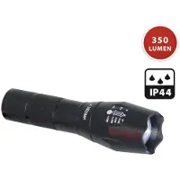Velamp STEEL - LED zaklamp 10W - 350 lumen zoomfunctie - aluminium