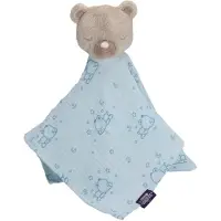 Sterntaler Baby, unisex knuffeldoek, zacht doekje, kleine beer, mousseline, licht turquoise