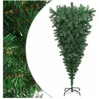 vidaXL Kerstbomen PVC, Steel Groen