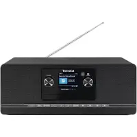 Technisat DIGITRADIO 372 CD BT - stereo digitale radio, compacte installatie met DAB+, FM, cd-speler, bluetooth, kleurendisplay, USB, AUX, hoofdtelefoonaansluiting, wekker, 10 watt, afstandsbediening