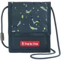 Step by step halsportemonnee Neck Pouch Bagger Rocco blauwgrijs