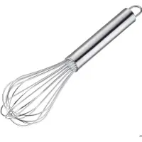 Westmark Whisk Pro – Stevige roestvrijstalen garde voor eieren, deeg en sauzen – Praktische garde voor kloppen, roeren en mixen – Zilver, 28 cm