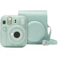 Fujifilm mini 13 Bundel - Instant camera + 1 x 10 stuks film cameratas & stickers - Croc Green - Alleen verkrijgbaar bij bol