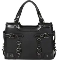 Syal Sp. zo.o. Handtas - Black Ledger Satchel - voor Vrouwen - zwart - Maat Standard