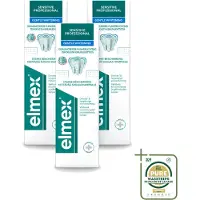 Elmex 3 x - Tandpasta - Sensitive Professional - Gentle Whitening - 75 ml - Wasstrips - Gevoelige Tanden - Tandpasta Whitening - Pro-Argin - Tandgevoeligheid - Tandpasta Voor Gevoelige Tanden