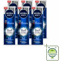 Nivea 6 x MEN Anti-Age 2-in-1 Power Hydraterende Crème voor het gezicht, SPF 30 - 50 ml - Voordeelverpakking - 6 stuks