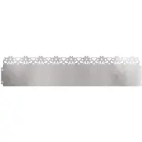vidaXL Graskanten, 10 stuks, 103 x 0,05 x 22 cm, roestvrij staal, zilver