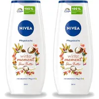 Nivea 2 x - Douchegel - Winter Moment Shea Butter - 250 ml - Voordeelverpakking - 2 stuks