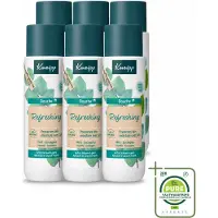 Kneipp 6 x - Douchegel - Refreshing - Mint Eucalyptus - 200 ml - Grootverpakking - Vaatwasstrips - Douchegel - Frisheid - Eucalyptus - Mint - Natuurlijke Oliën