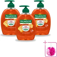 Palmolive 3 x – Handzeep – Hygiëne Plus Family – 300 ml - Bulkverpakking - Handzeep - Douchemop - Hygiëne