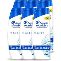 Head & shoulders 6 x – Shampoo – Classic – 625 ml - Voordeelverpakking - 6 stuks
