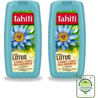Tahiti 2 x - Douchegel - Lotus & Kokosolie - Hydraterend - 250 ml - Grootverpakking - Vaatwasstrips - Douchegel - Kokosolie - Lotus - Hydraterende Douchegel - Huid Verzorging