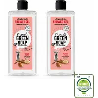 Marcel's Green Soap 2 x - Douchegel - Argan & Oudh - Verzorgend & zacht - 300 ml - Grootverpakking - Vaatwasstrips - Douchegel - Argan - Oudh - Natuurlijke Douchegel - Vegan Douchegel