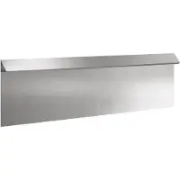 vidaXL Slakkenhekje 16 st 100 x 3,5 x 25 cm Roestvrij staal zilver