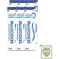 Sensodyne 6 x – Tandpasta – Complete Protection + Cool Mint – 75 ml - Wasstrips - Gevoelige Tanden - Tandgevoeligheid - Tandpasta - Mondverzorging - Tandplak