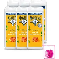 Le Petit Marseillais 6 x – Douche & Bad – Honing – 650 ml - Bulkverpakking - Douche en bad - Douchemop - Honing