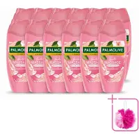 Palmolive 12 x – Douchescrub – Thermal Cherry Blossom – 250 ml - Bulkverpakking - Douchegel - Douchemop - Body scrub
