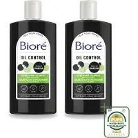 Bioré 2 x – Houtskool Reinigingsgel – Gezichtsreiniger – 200 ml - Wasstrips - Gezichtsreiniger - Houtskool - Diepe Reiniging - Poriën Reinigen - Vet Huid