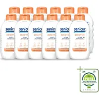 Sanicur 12 x – Bad & Douchegel – Sensitive – 300 ml - Grootverpakking - Vaatwasstrips - Gevoelige Huid - Bad En Douchegel - Zachte Reiniging - Kamille Extract - Huidbeschermend