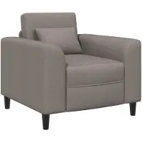 vidaXL Fauteuil Taupe Stof