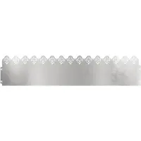 vidaXL Gazonranden 20 st 103 x 0,05 x 22 cm Roestvrij staal zilver