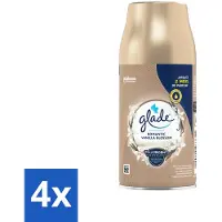 Glade 4 x - Automatische Spray - Romantic Vanillebloesem - 269 ml - Geur - Vanille - Bloemen - Spray - Huisgeur