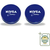 Nivea 2 x – Crème – Voor Gezicht, Handen en Lichaam – 250 ml - Wasstrips - Crème - Gezichtscreme - Handencreme - Lichaamcreme - Hydratatie