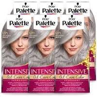 Schwarzkopf 6 x Poly Palette – Haarverf – U71 Puur Zilvergrijs – 115 ml - Voordeelverpakking - 6 stuks