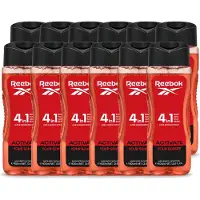 Reebok 12 x - Activate Your Senses - Douchegel - 4 in 1 - 400 ml - Voordeelverpakking - 12 stuks
