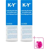 K-Y 2 x - Bevochtigingsgel - Waterbasis Glijmiddel - Hydraterend & Verzachtend - 82 g - Bulkverpakking - Bevochtigingsgel - Douchemop - Glijmiddel
