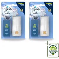 Glade 2 x - Houder Touch & Fresh - Pure Clean Linen - 10 ml - Grootverpakking - Vaatwasstrips - Frisse Geur - Linnengoed - Touch & Fresh - Geurverspreiding - Ruimte Verfrissen