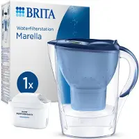 Brita Marella waterfilterkan, met 1 Maxtra Pro Pure Performance filterpatroon. Transparant. Één maat
