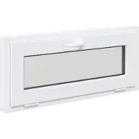 vidaXL Kleur binnenkant kelderraam Wit RISOR 95 x 45 cm